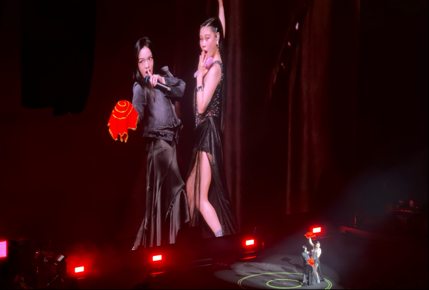 徐佳莹惊喜空降袁娅维演唱会 两大金曲歌后同台引爆全场