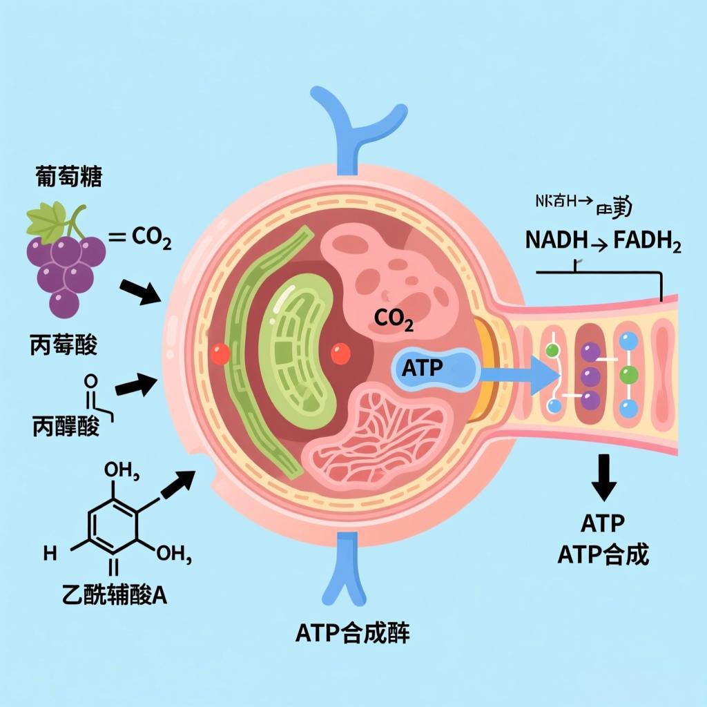 细胞呼吸过程(图3) 细胞呼吸过程(图3)
