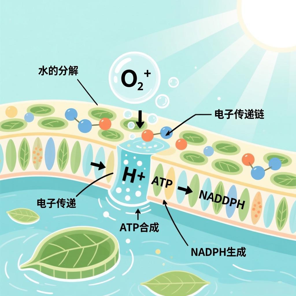 光合作用光反应阶段(图1)