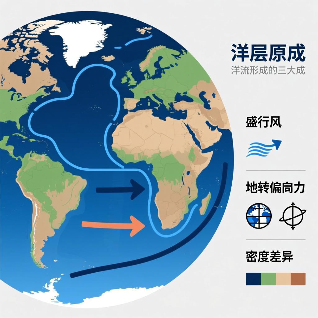 洋流形成原因(图3) 洋流形成原因(图3)