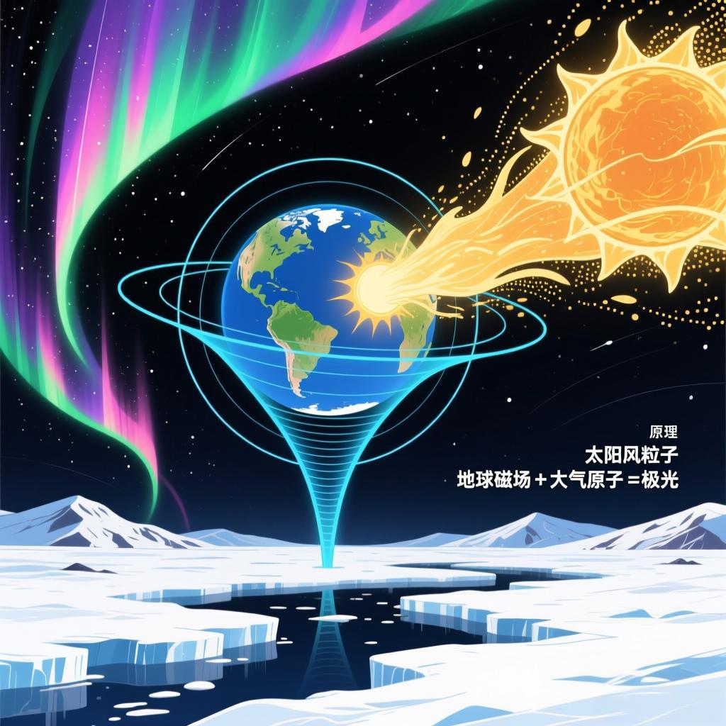 极光形成原理(图2) 极光形成原理(图2)